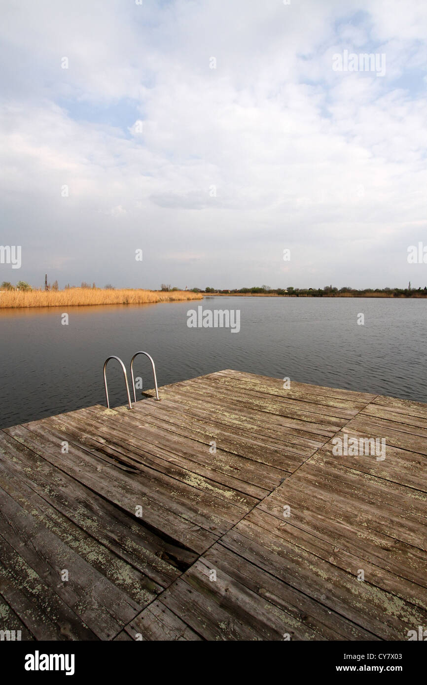 Dusk dock pier jetty hi-res stock photography and images - Alamy