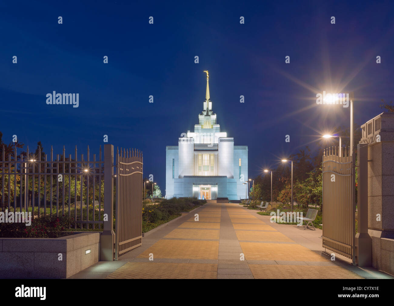 Mormon church in Kiev Stock Photo