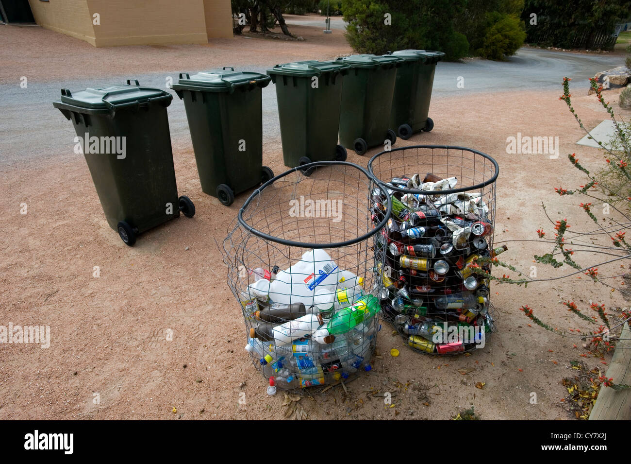 waste recycling scheme South Australia Stock Photo