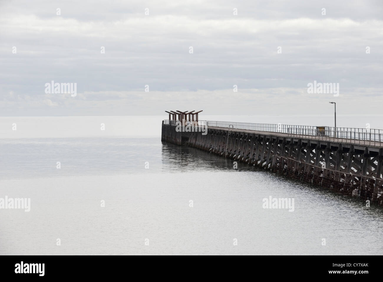 empty jetty Stock Photo