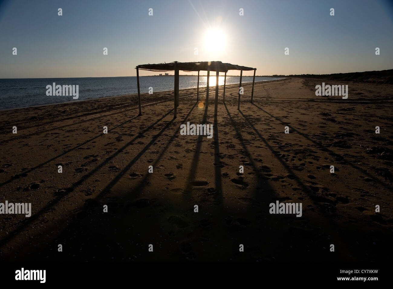 beach shade shelter Stock Photo Alamy