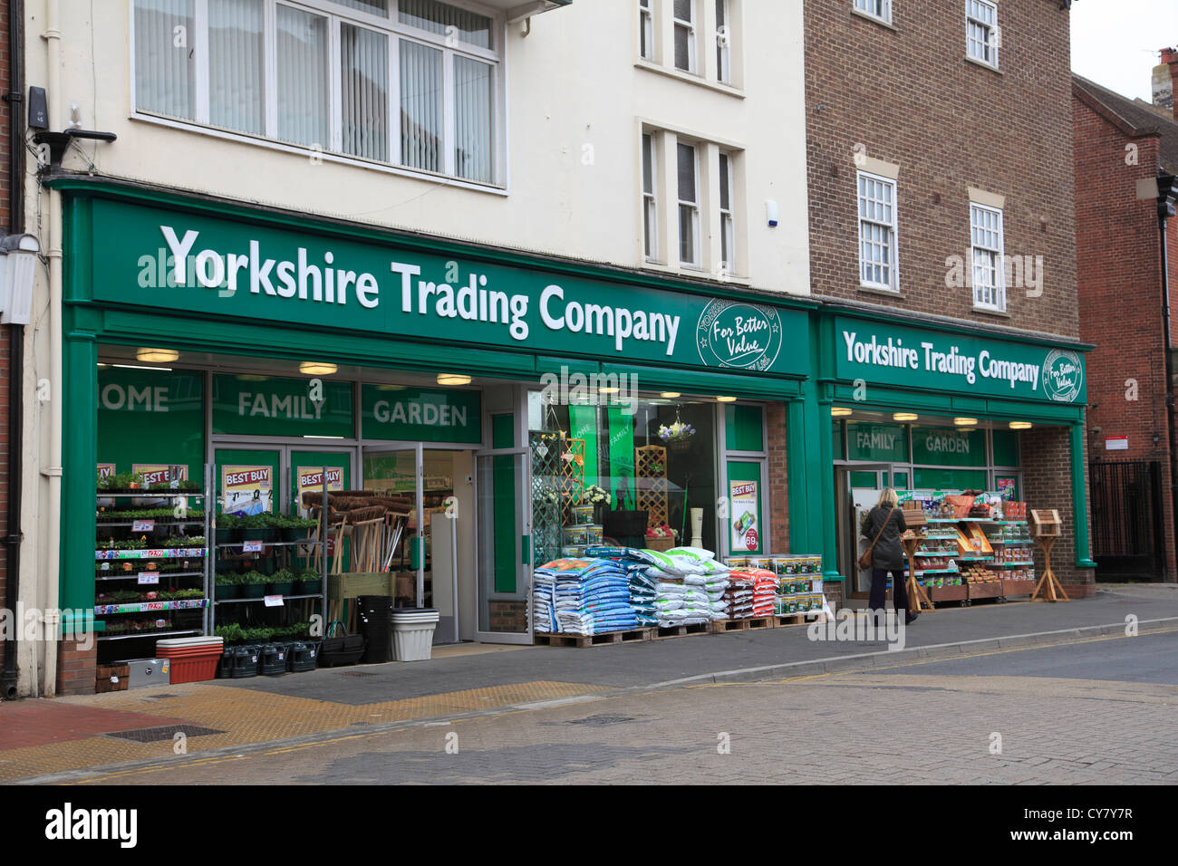 Yorkshire Trading Company, Driffield, Market Town, East Riding, Yorkshire, England, UK Stock Photo