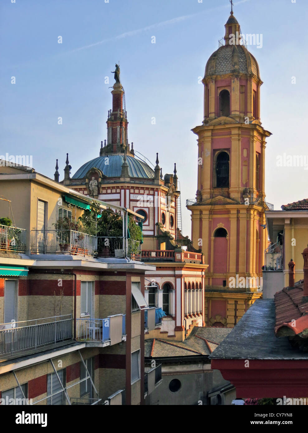 Rapallo city center Stock Photo - Alamy