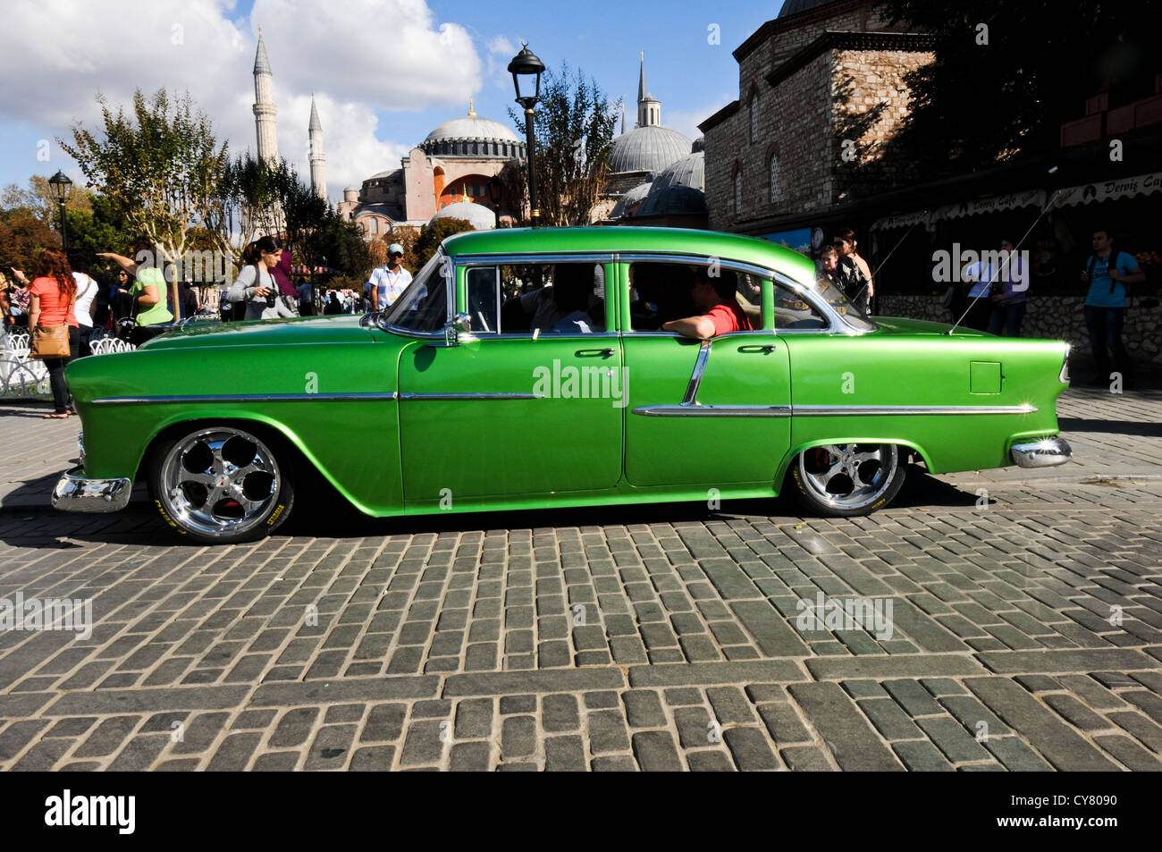 Istanbul,Turkey 2012, vintage car Stock Photo Alamy