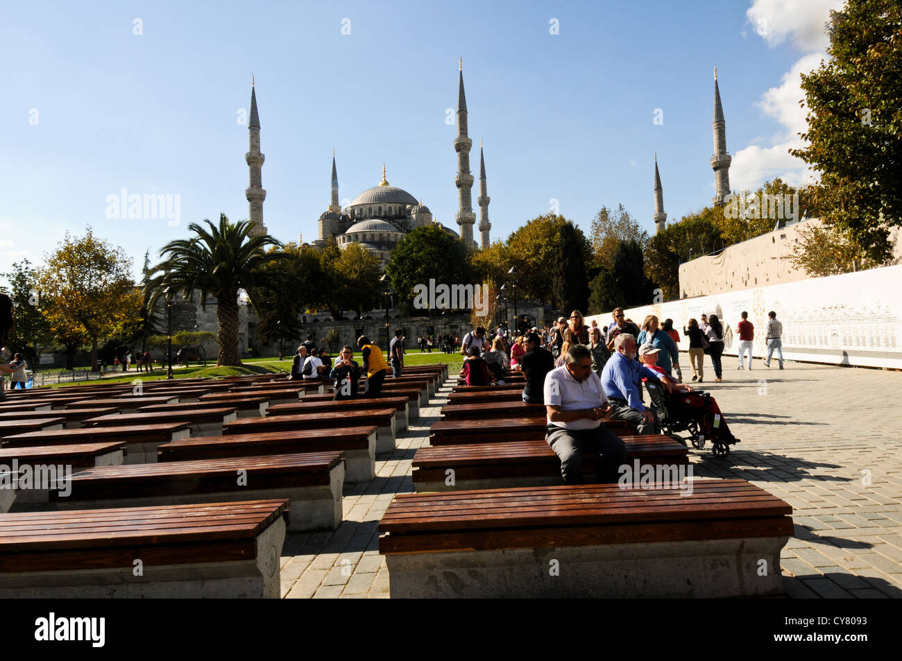 Sultan Ahmet mosque,Istanbul,Turkey 2012 Stock Photo