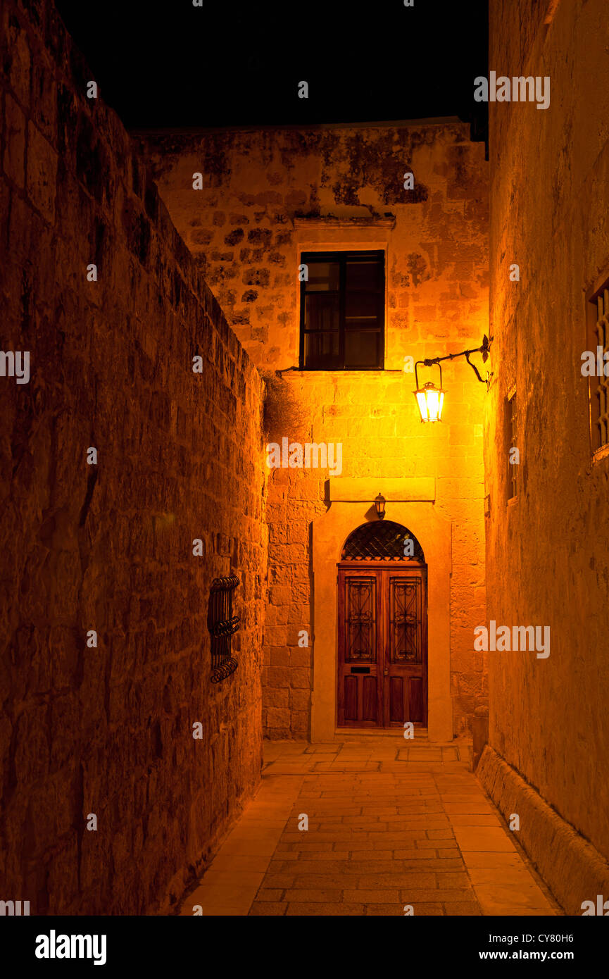 Medieval street at night hires stock photography and images Alamy