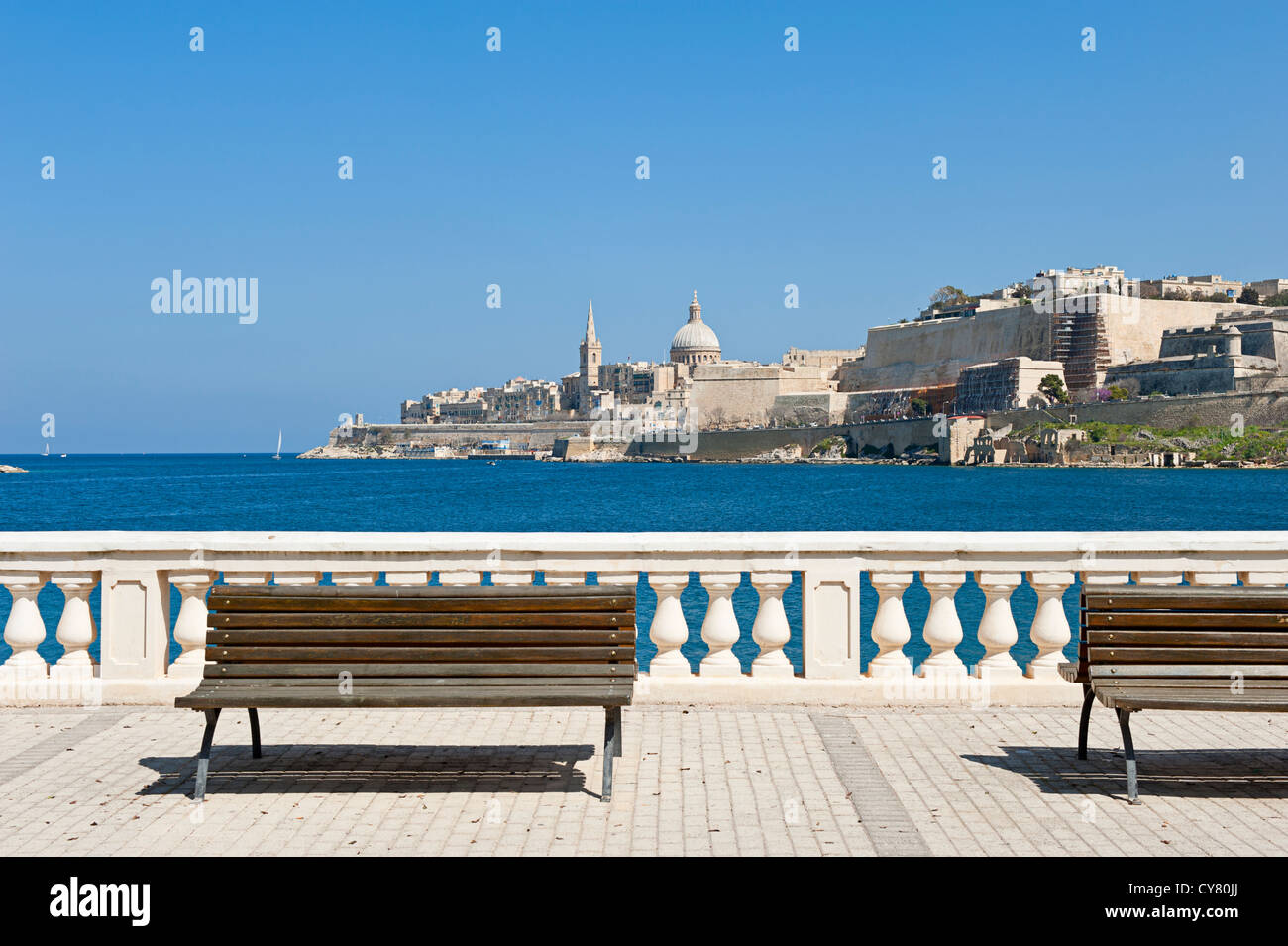 View on Valletta, Malta Stock Photo