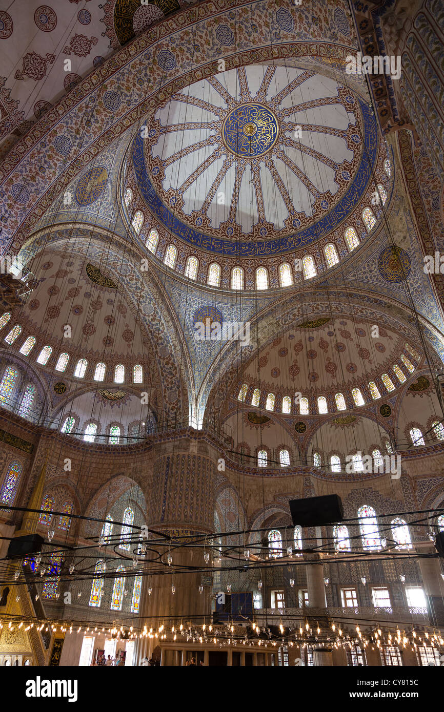 Sultan Ahmed Mosque also called The Blue Mosque in Istanbul, Turkey ...