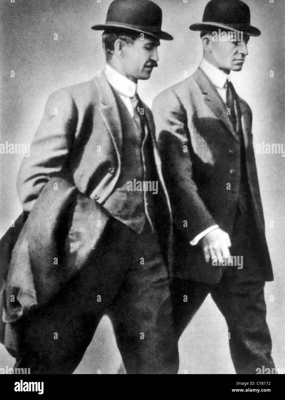 Orville & Wilbur Wright Stock Photo