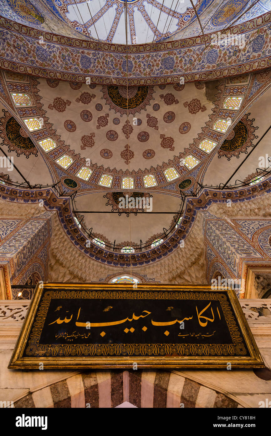 Sultan Ahmed Mosque also called The Blue Mosque in Istanbul, Turkey ...