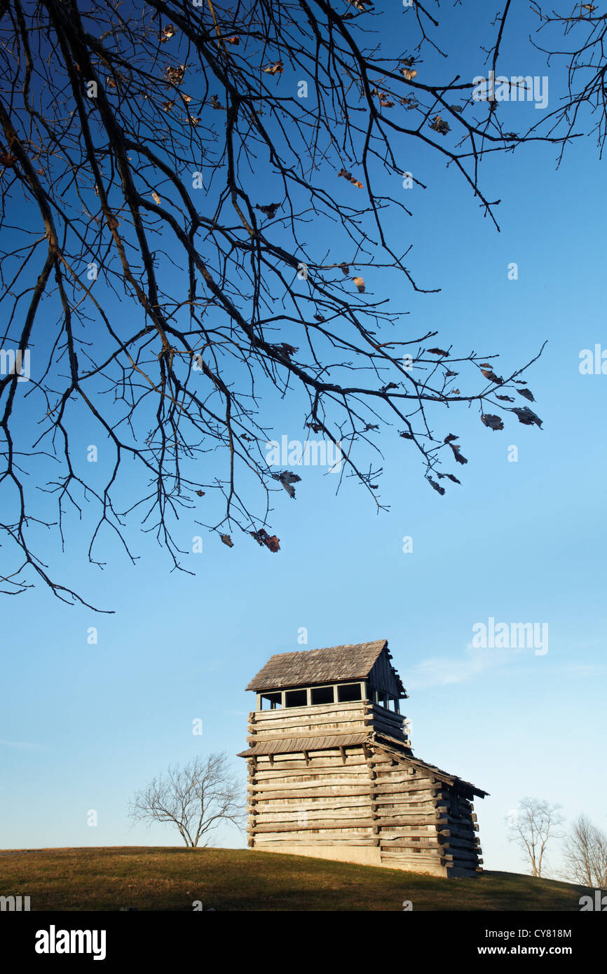Groundhog Mountain Lookout Tower, Blue Ridge Parkway, Virginia, USA