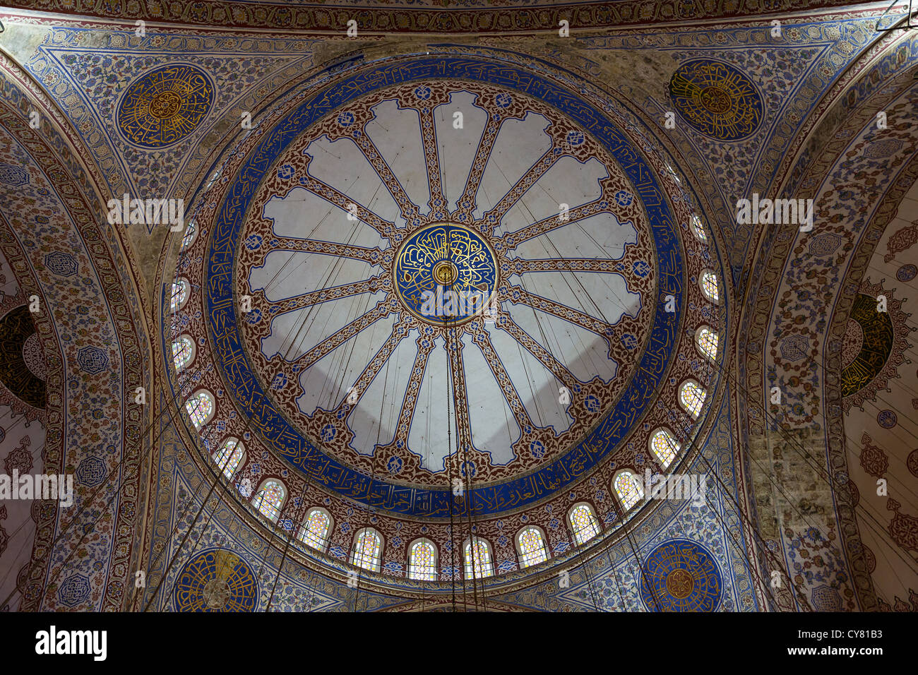 Sultan Ahmed Mosque also called The Blue Mosque in Istanbul, Turkey ...