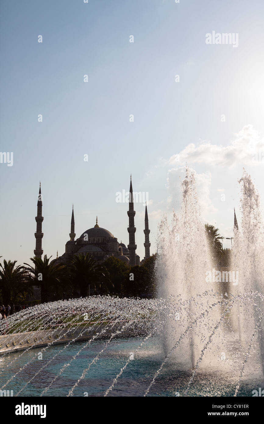 Sultan Ahmed Mosque also called The Blue Mosque in Istanbul, Turkey ...