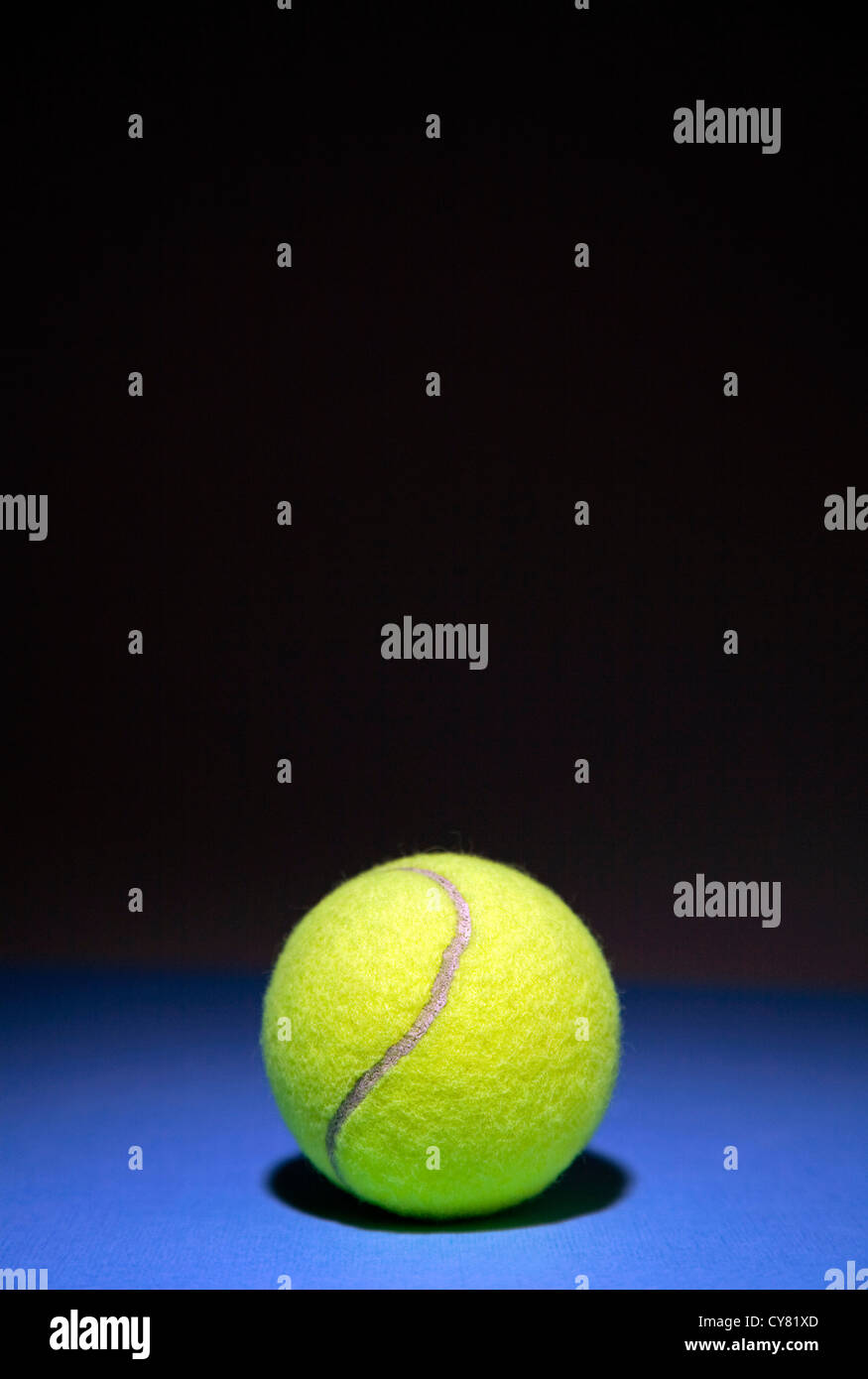 Yellow Tennis Ball Stock Photo