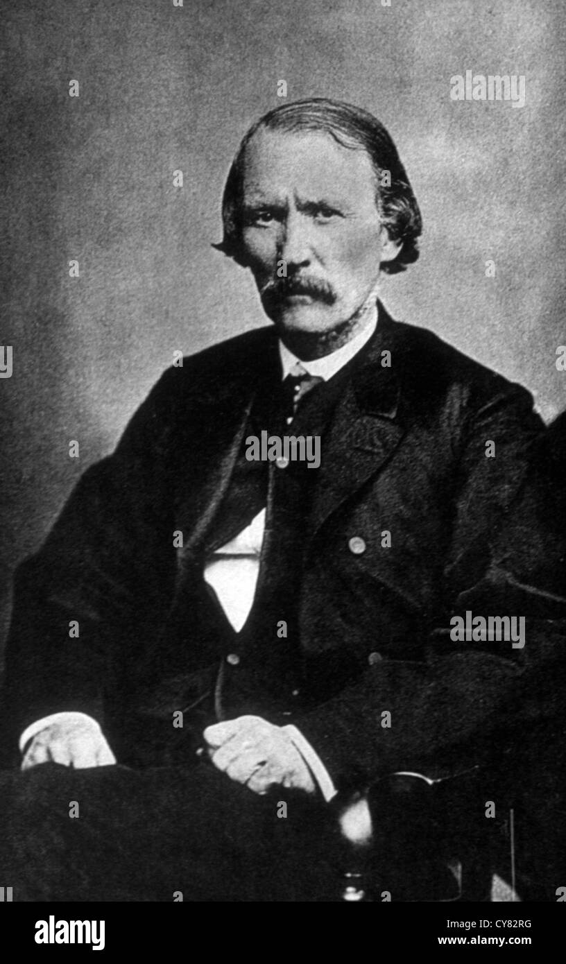 Kit Carson (Christopher Carson), 1809-1868, American Frontiersman and Guide Stock Photo