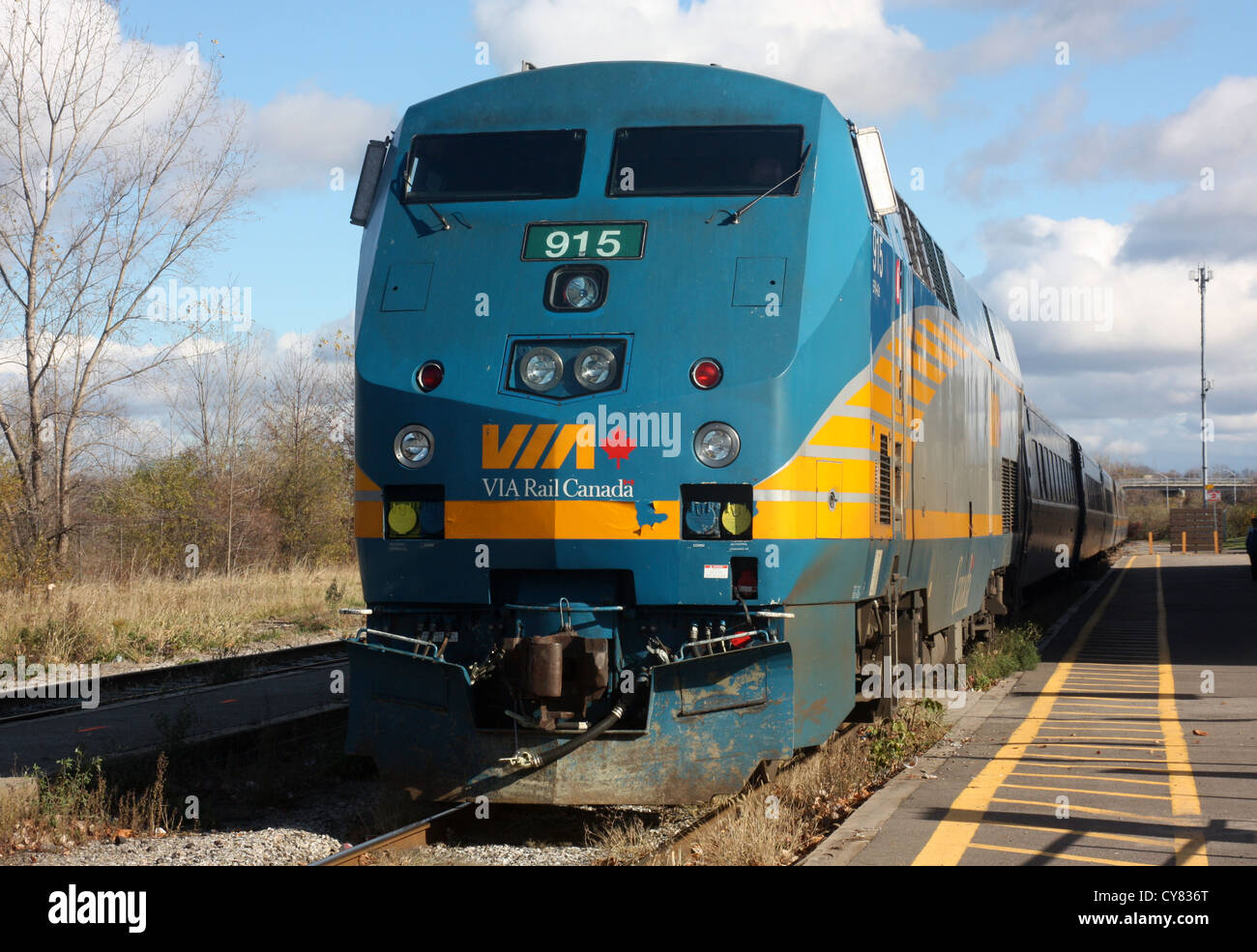 Via rail canadian train hires stock photography and images Alamy