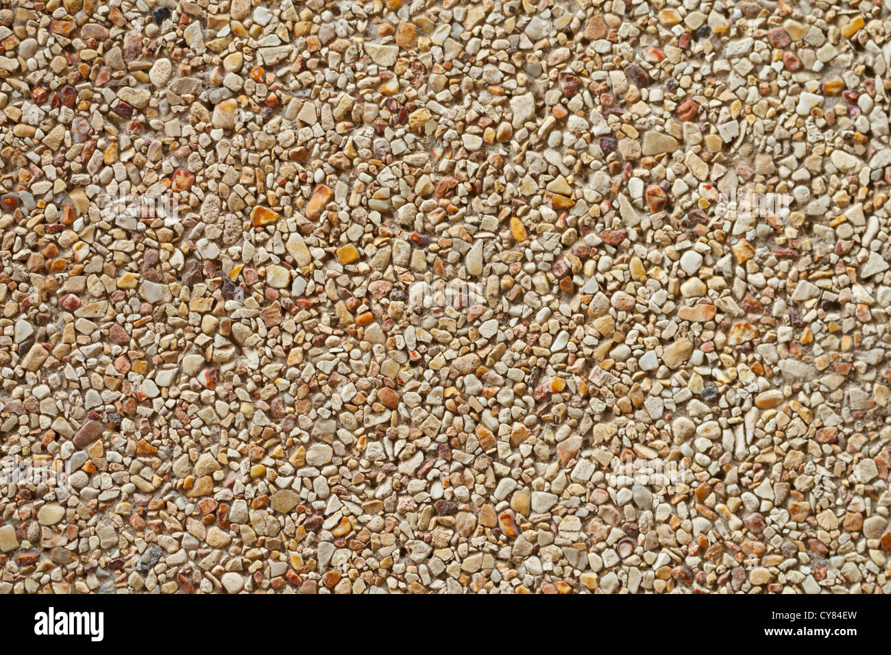 Gravel surface and a beautiful stone Stock Photo Alamy