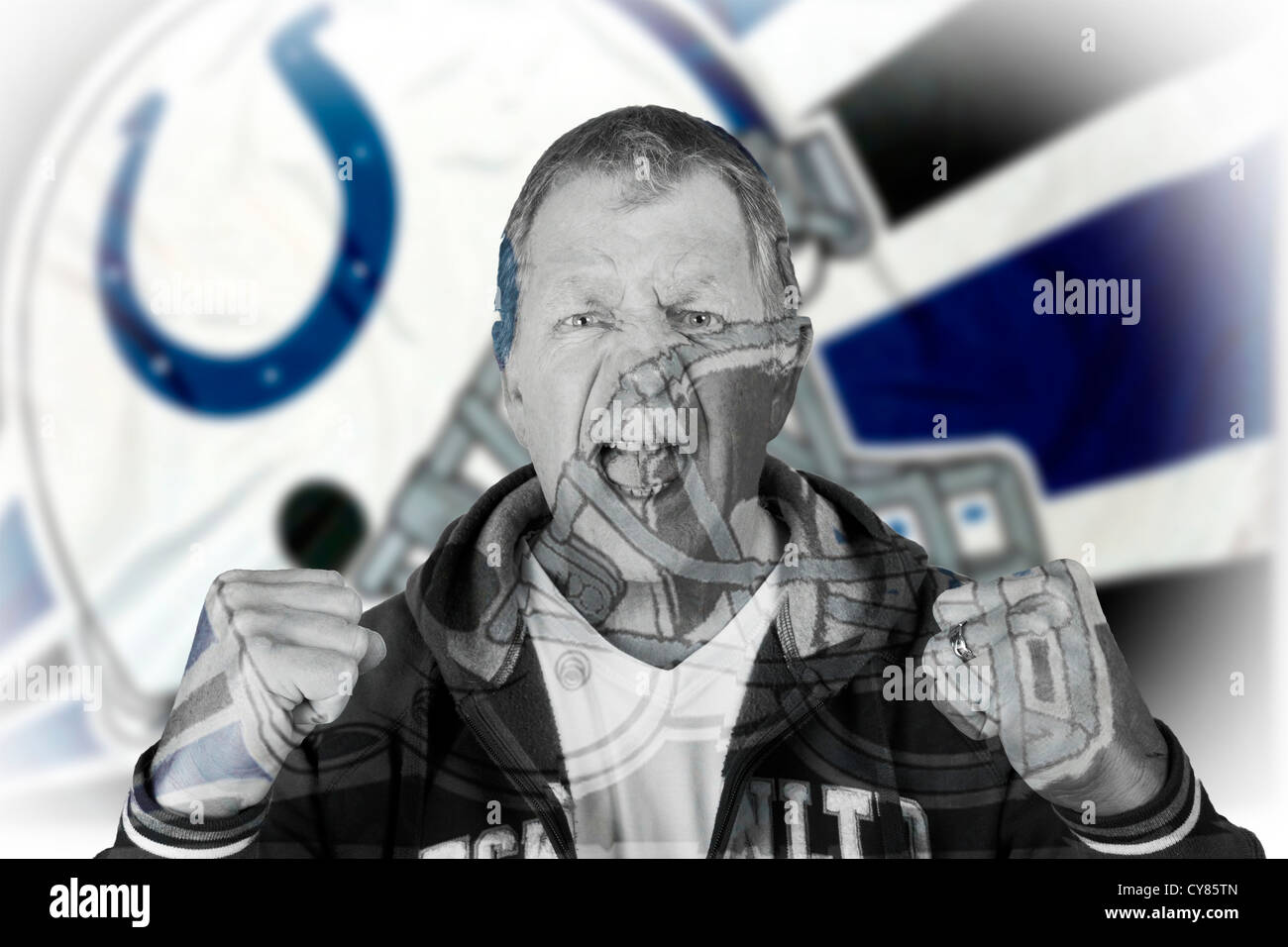 Colts Fan High Resolution Stock Photography and Images - Alamy