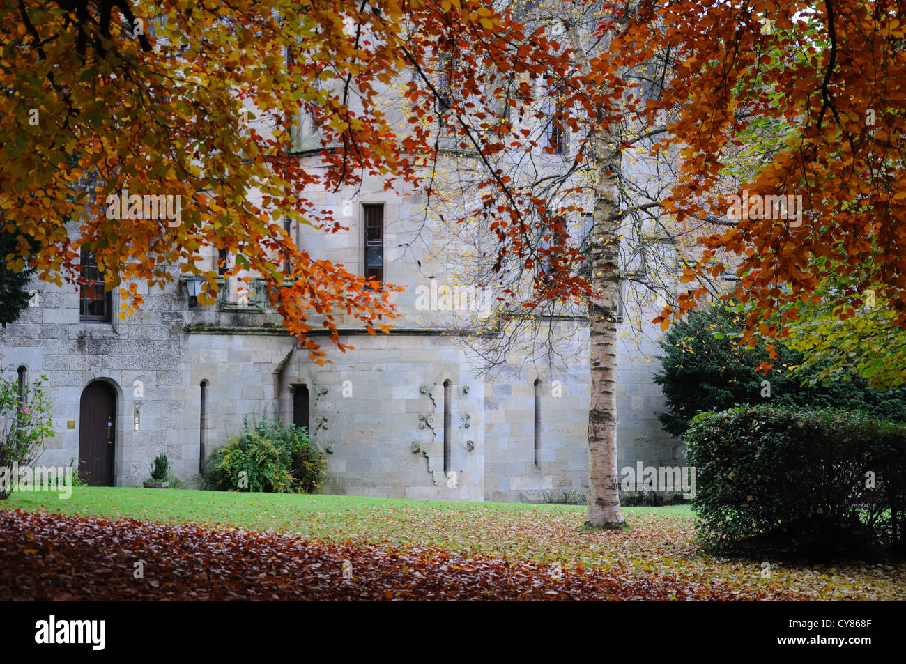 Dalzell house in Motherwell during autumn in Scotland Stock Photo Alamy