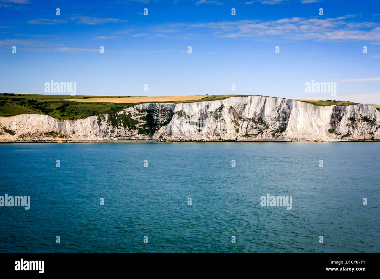 The famous white cliffs of Dover in England Stock Photo Alamy