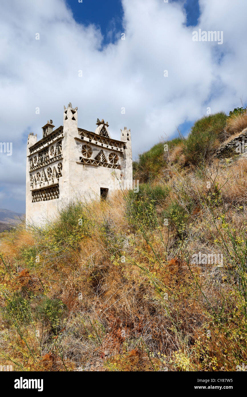 Dovecote with local architectural in Tinos island, Greece Stock Photo
