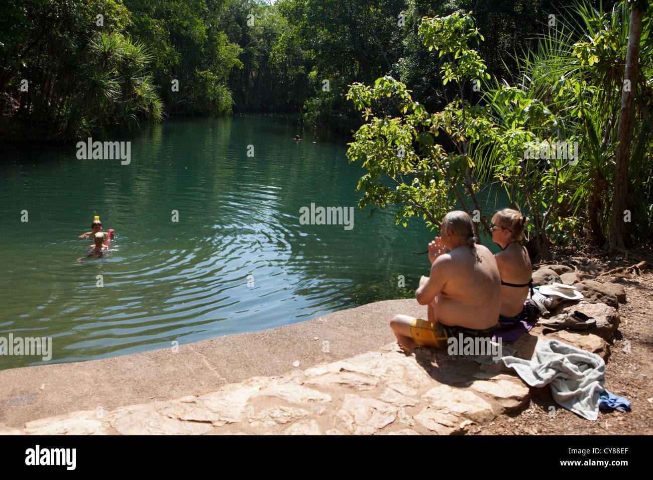 Berry Springs Recreation Reserve near Darwin in the Northern Territory