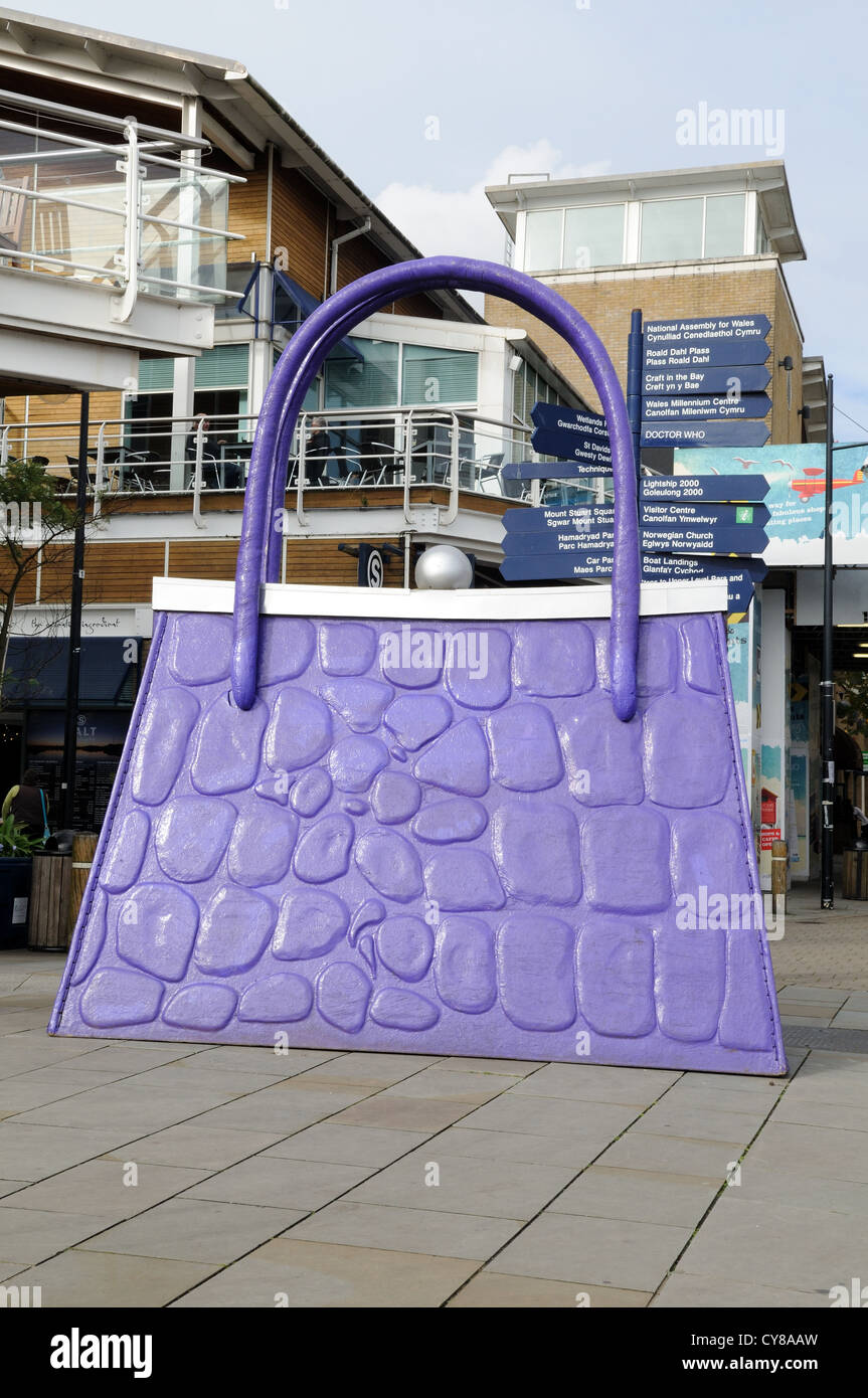 purple handbag uk