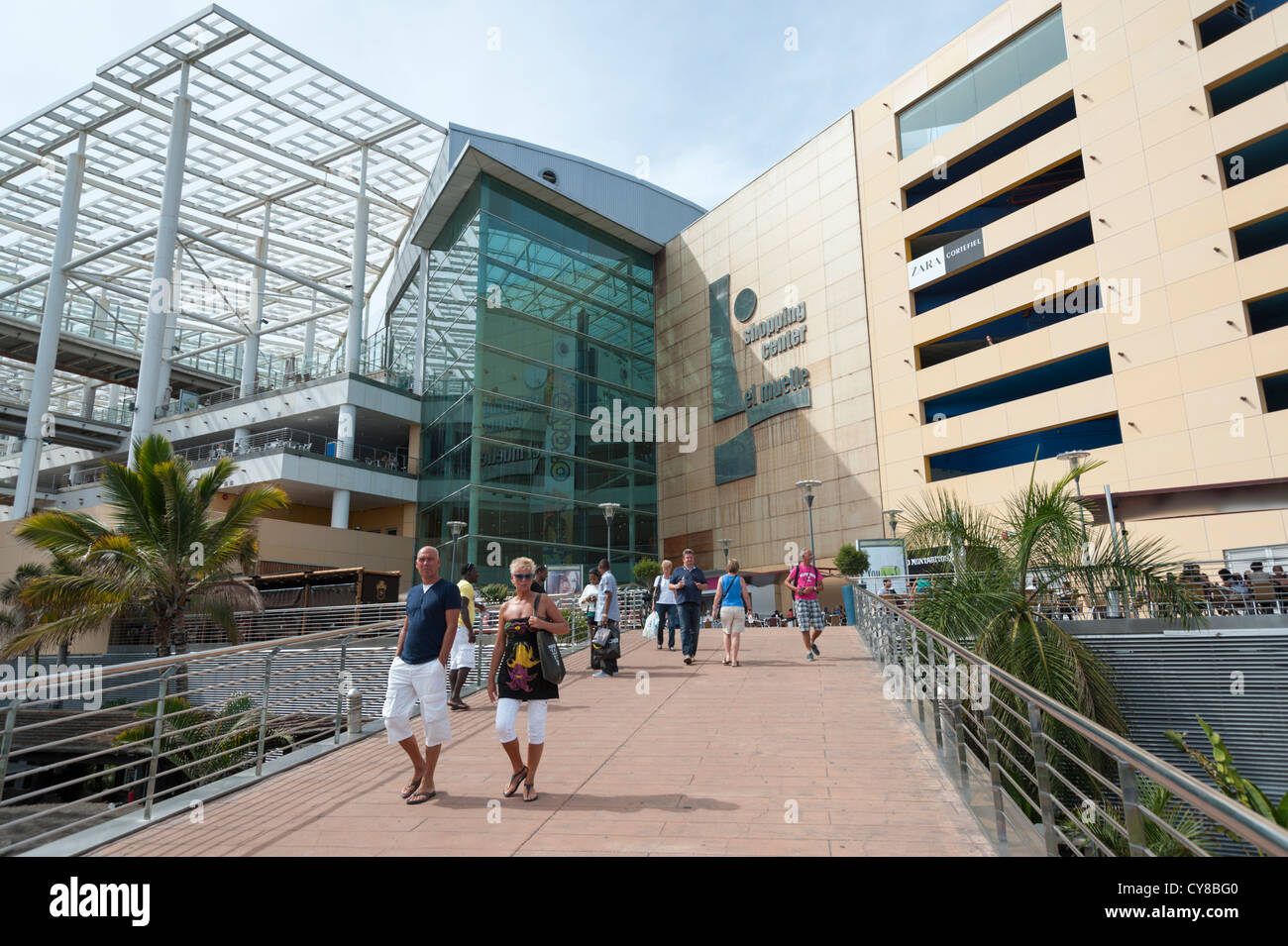 The shopping centre El Muelle at Las Palmas Gran Canaria Canary Islands  Spain Stock Photo - Alamy