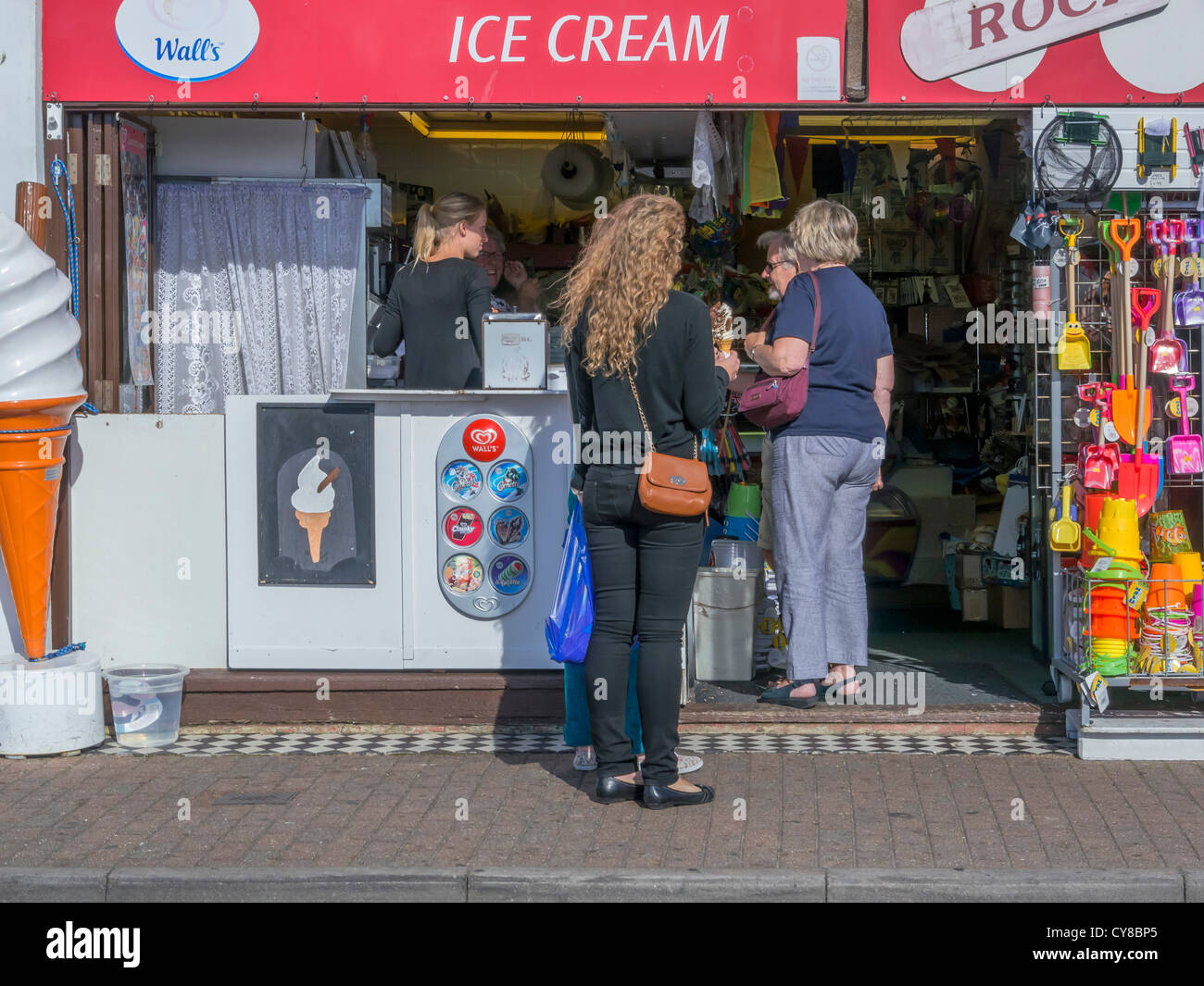 The holiday seaside resort town of Littlehampton on the West Sussex