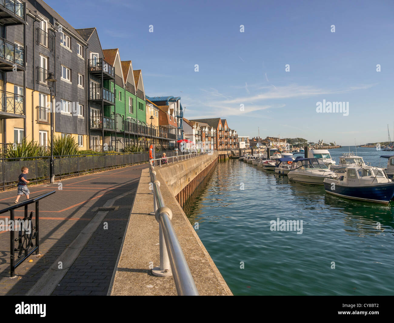 The holiday seaside resort town of Littlehampton on the West Sussex