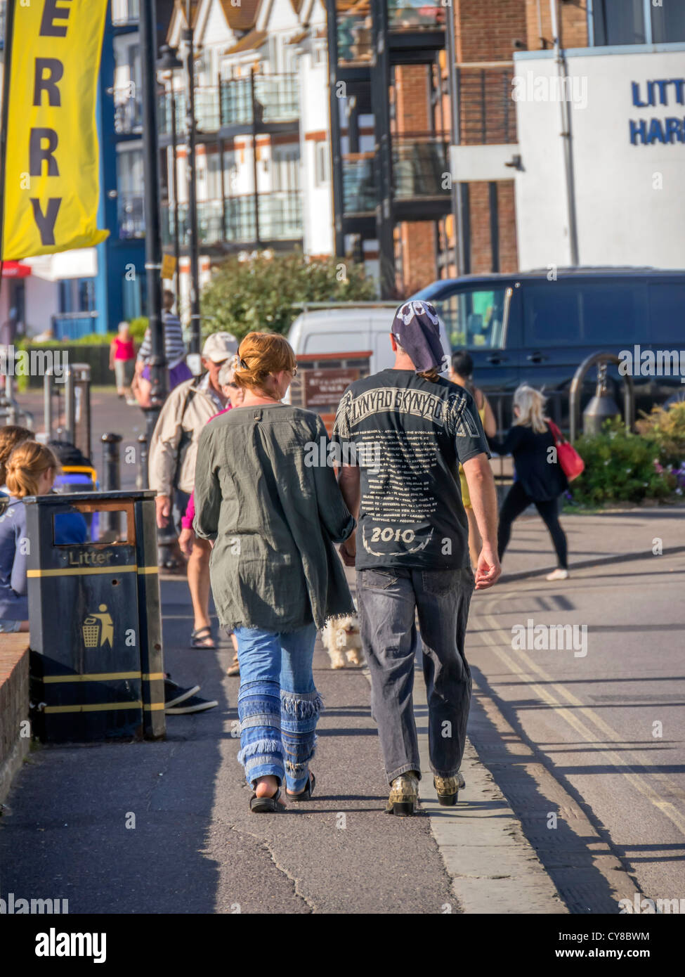 The holiday seaside resort town of Littlehampton on the West Sussex