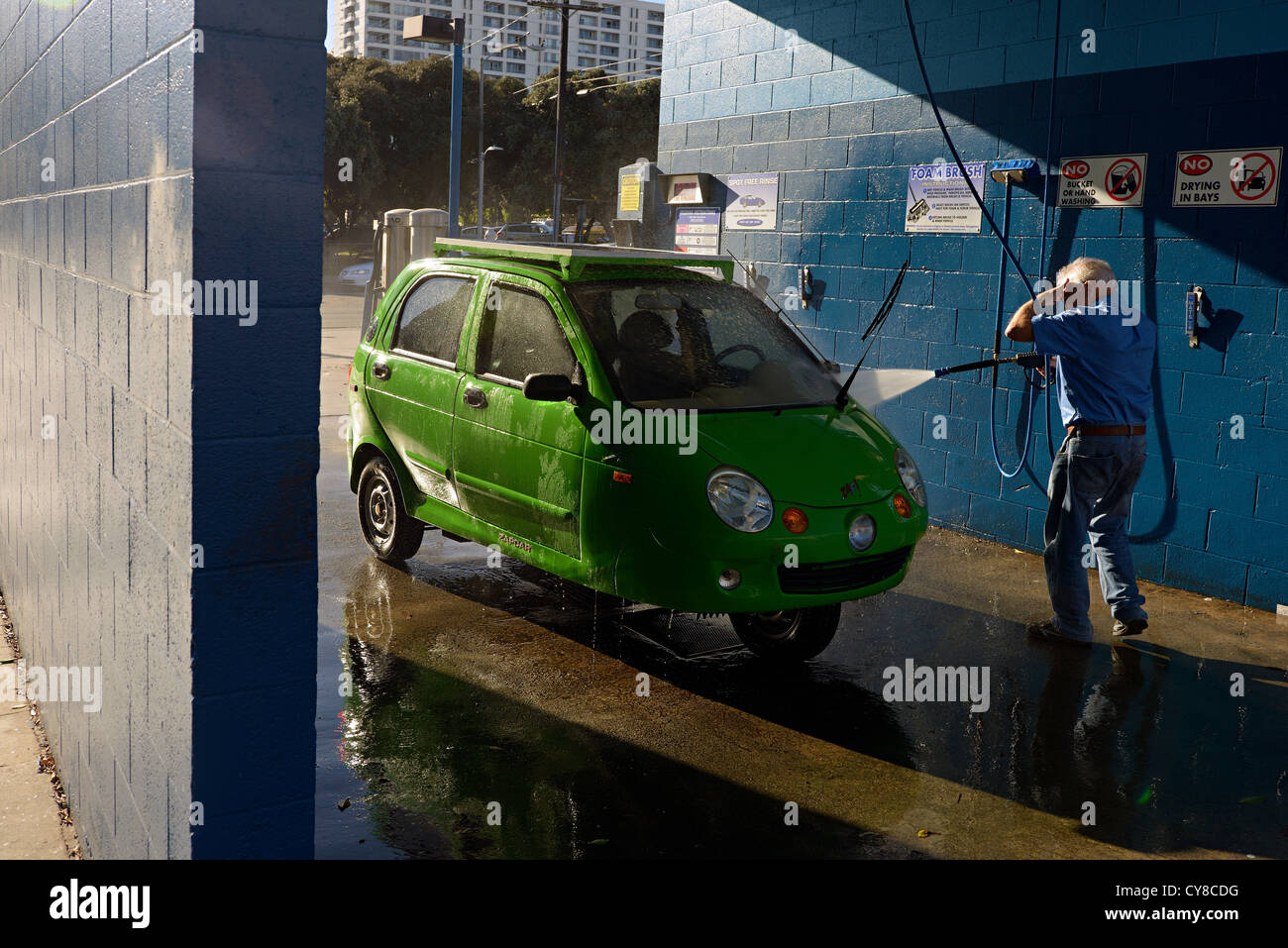 car wash lincoln boulevard california Stock Photo Alamy