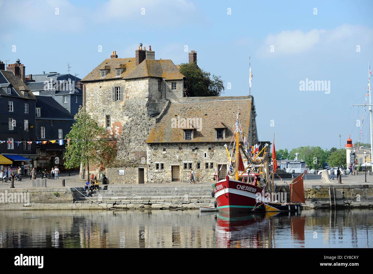 The Lieutenancy Building in Honfleur Normandy France Stock Photo Alamy