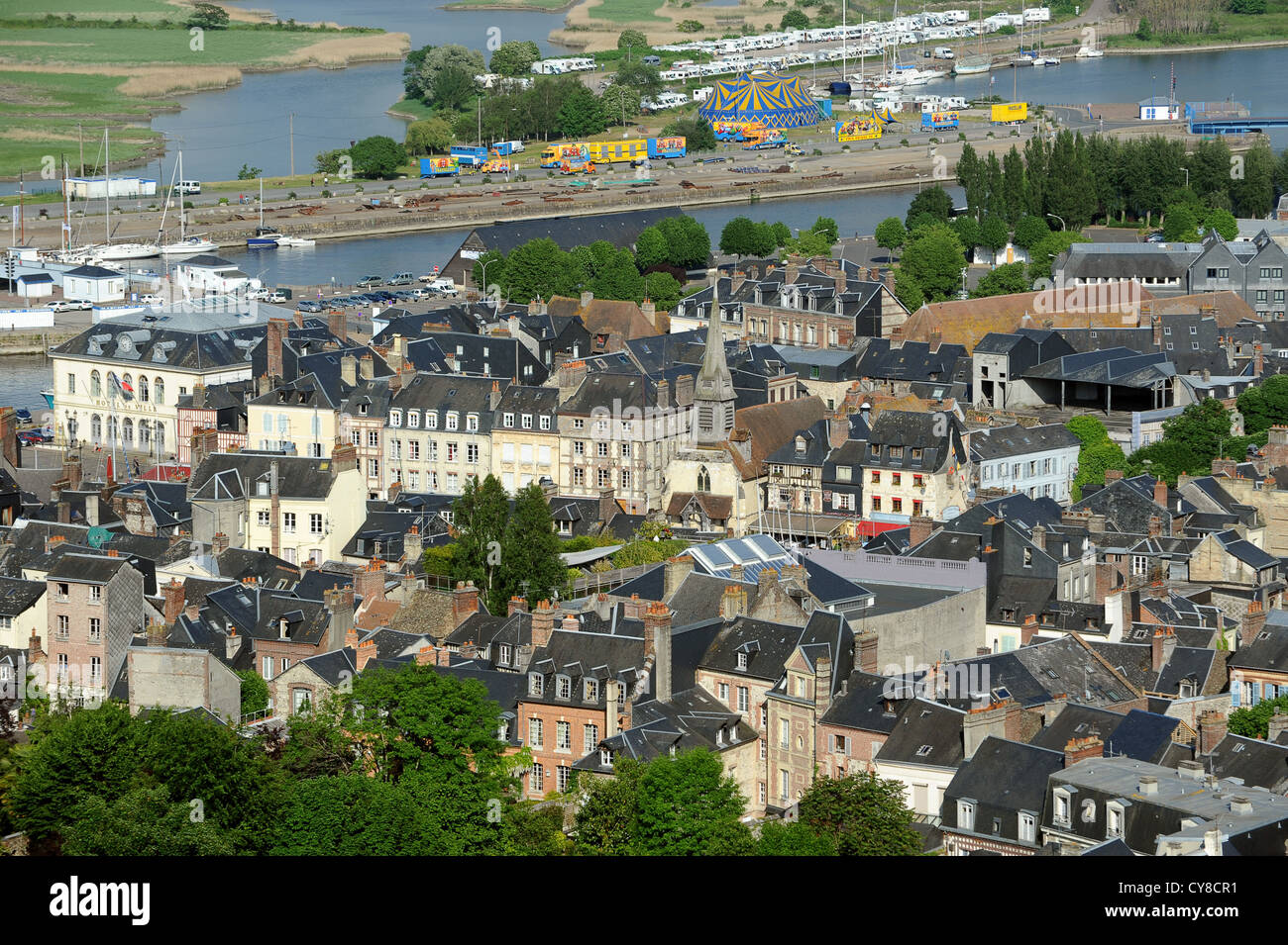 Honfleur Normandy France Stock Photo