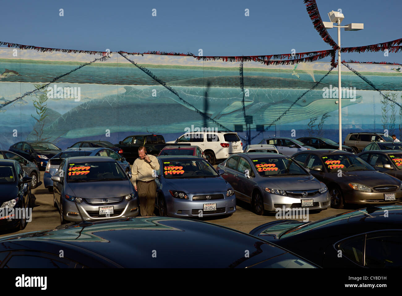 car dealer lincoln boulevard venice california Stock Photo Alamy