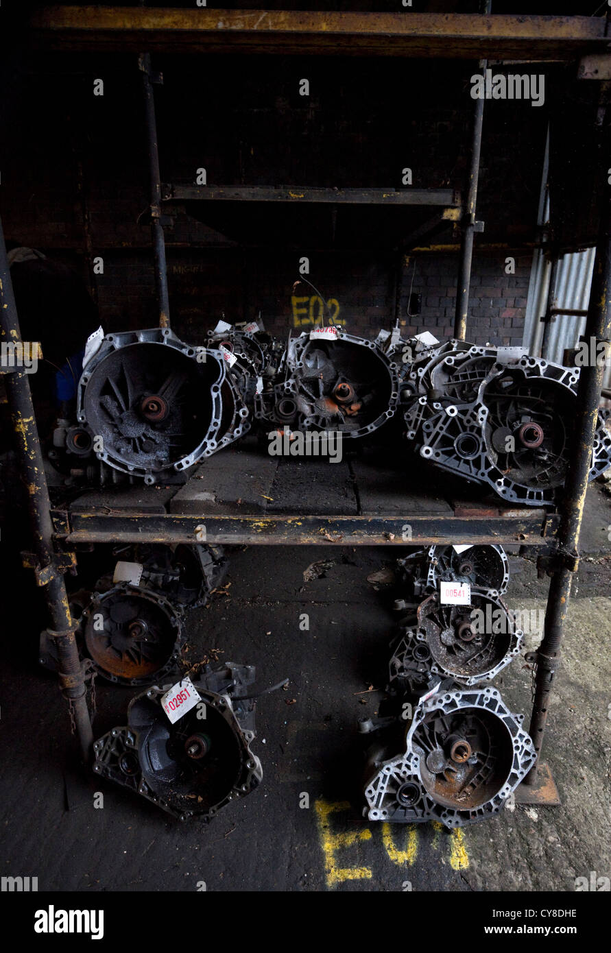 car parts in shelves, London, England, UK Stock Photo Alamy