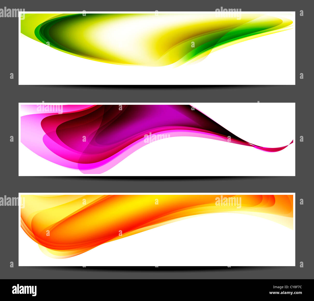 Colored abstract banner with place for your text Stock Photo - Alamy