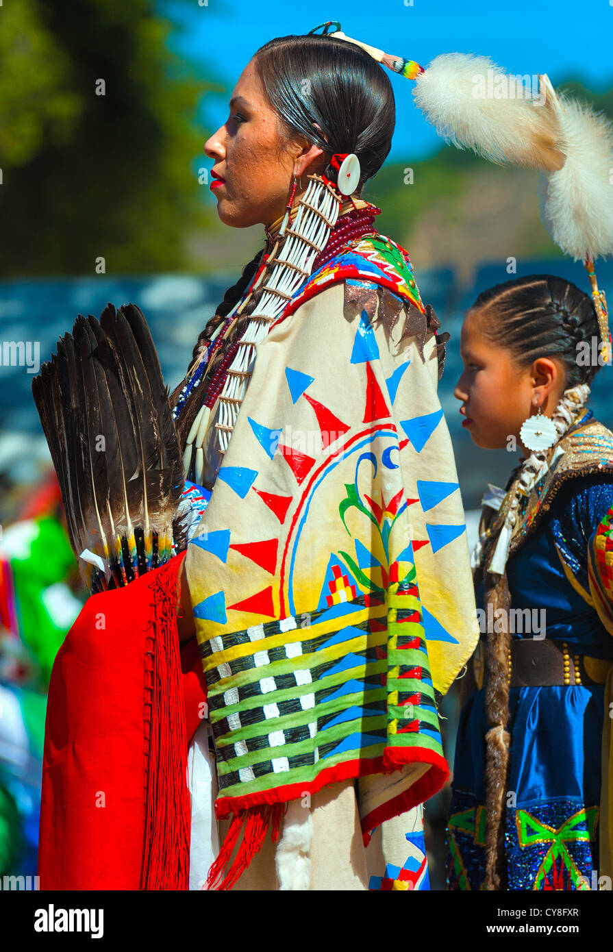 Chumash native American women Stock Photo - Alamy