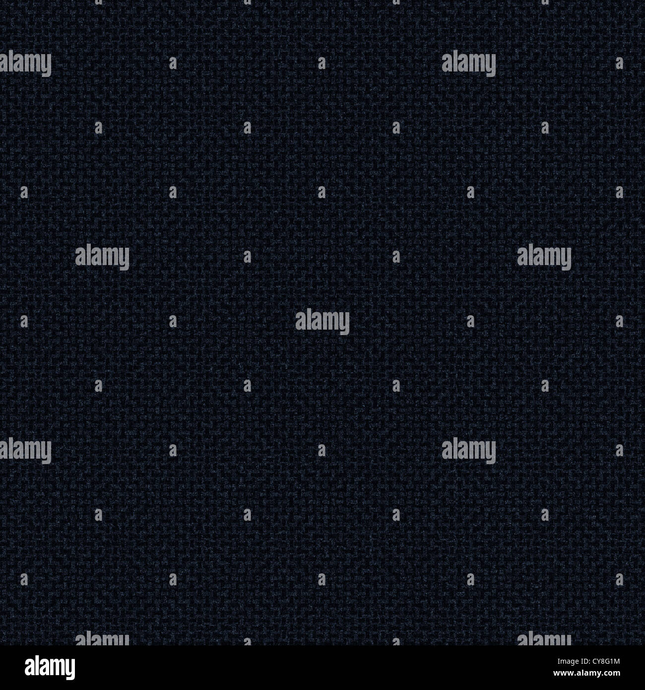 black background fabric texture with delicate grid pattern Stock Photo