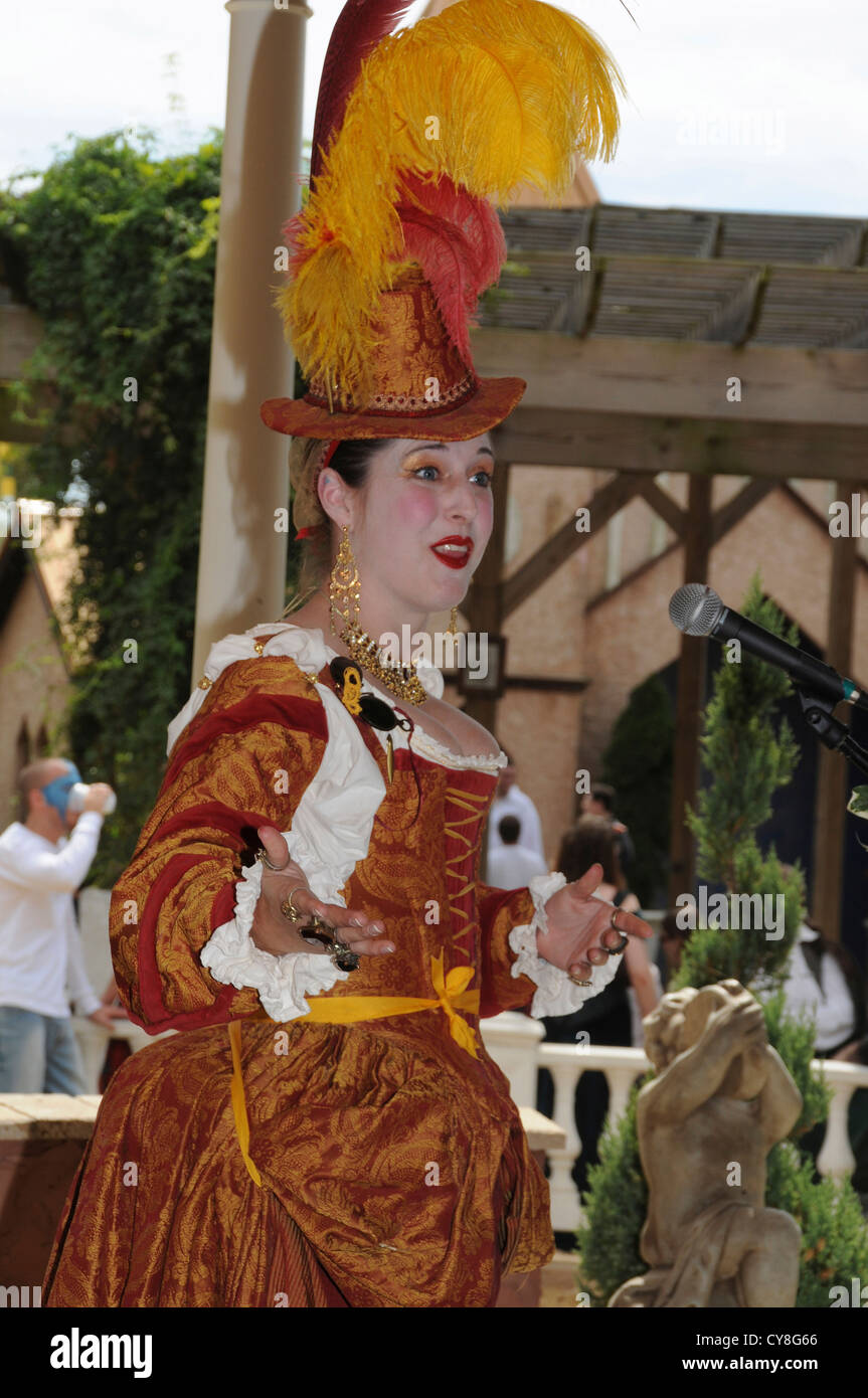 One of the participants int the Renaissance Festival in Crownsville