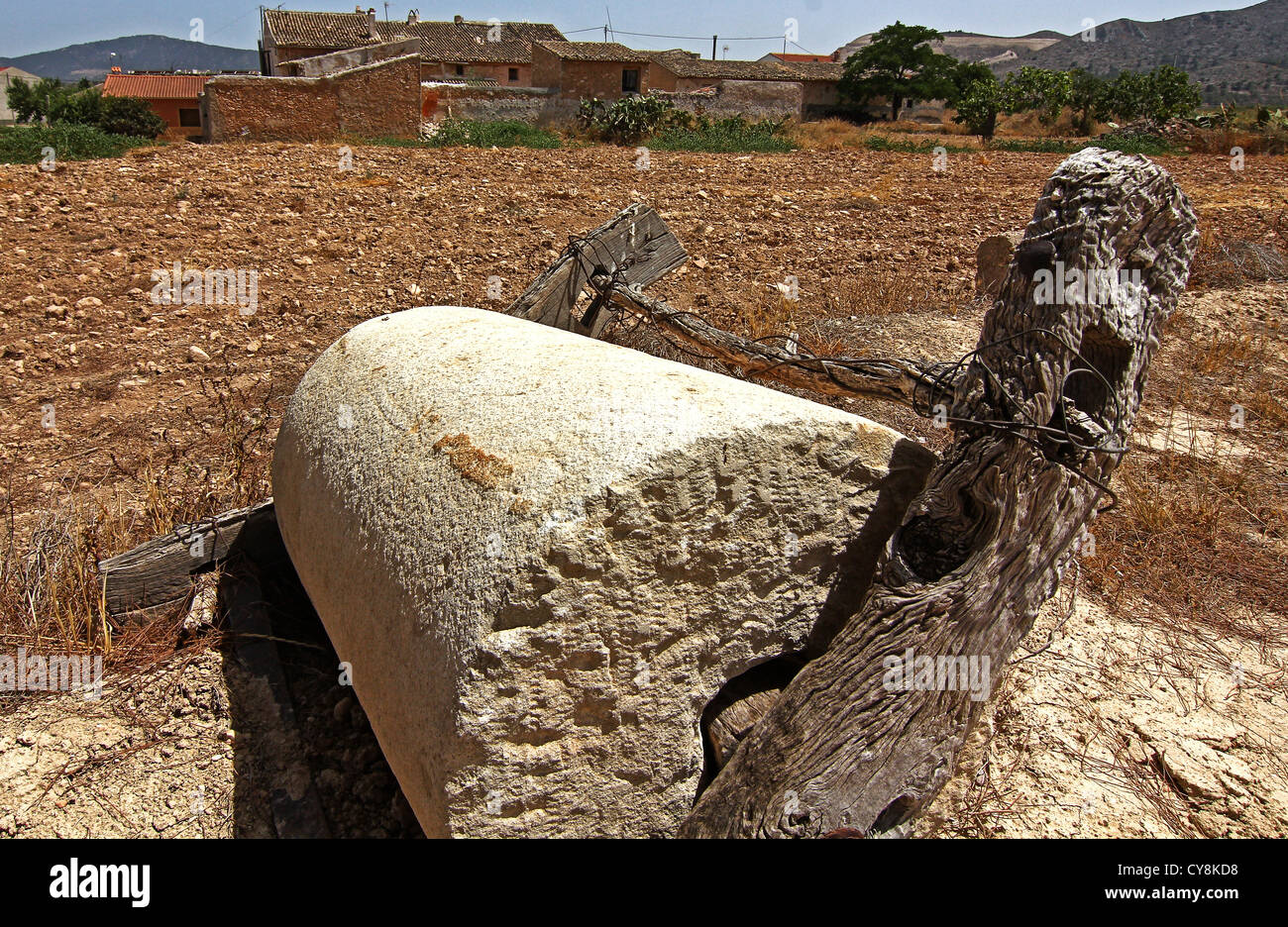 ancient millstone grit Stock Photo Alamy