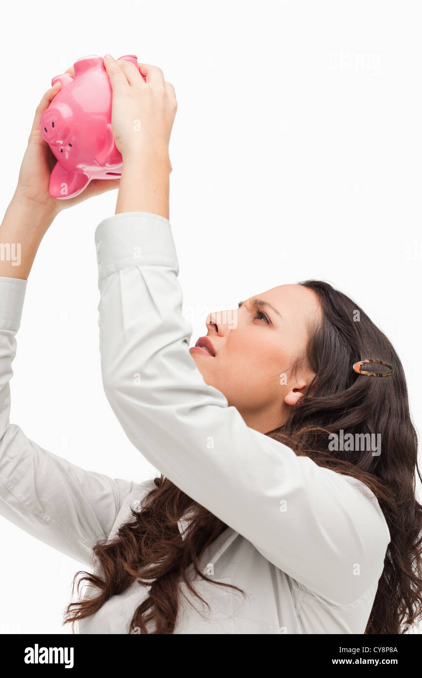 Empty piggy bank Stock Photo