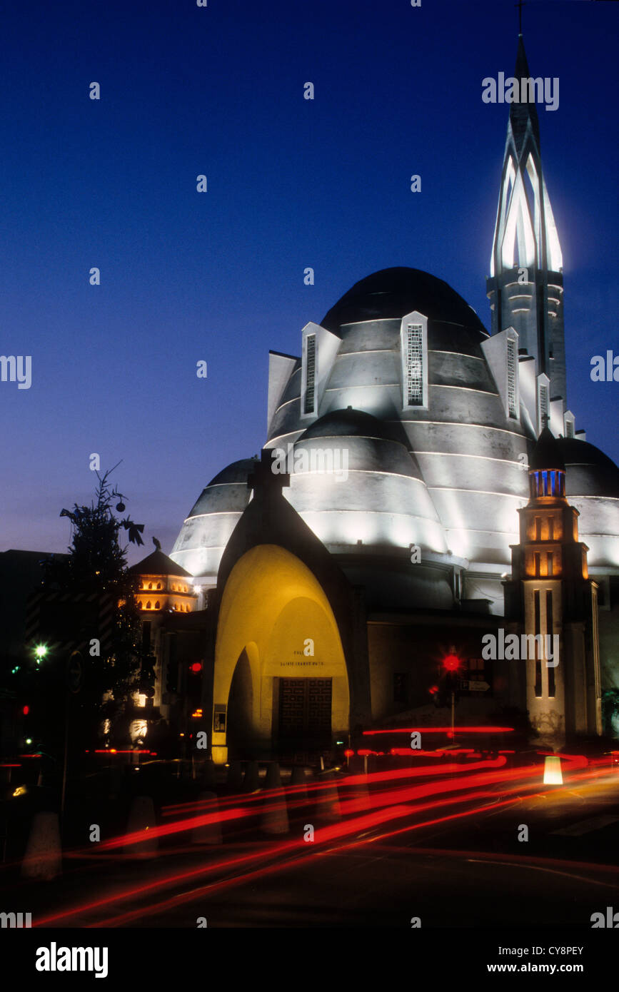 The Sainte Jeanne d'Arc church with her picturesque art deco