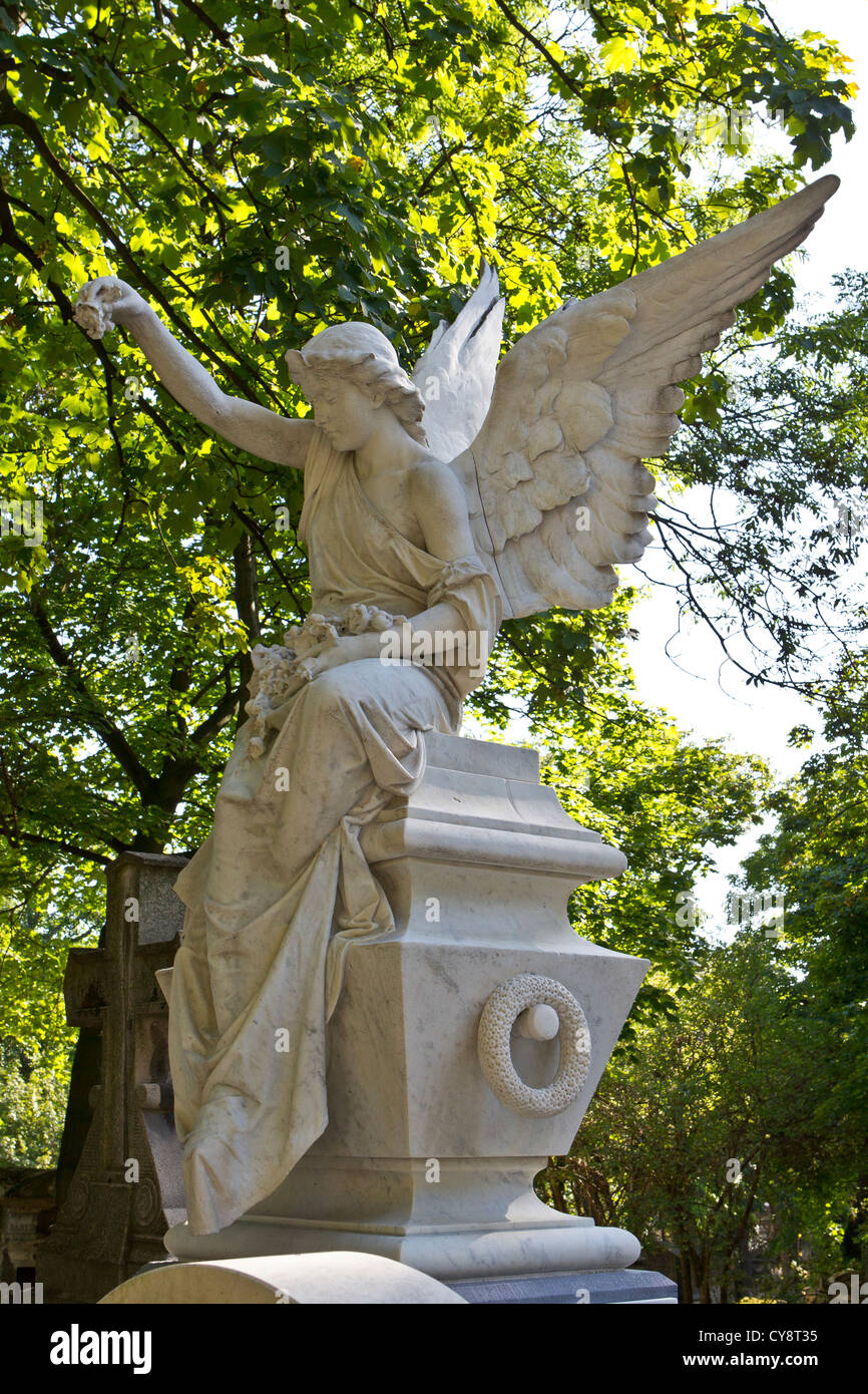 pere lachaise cemetery Stock Photo