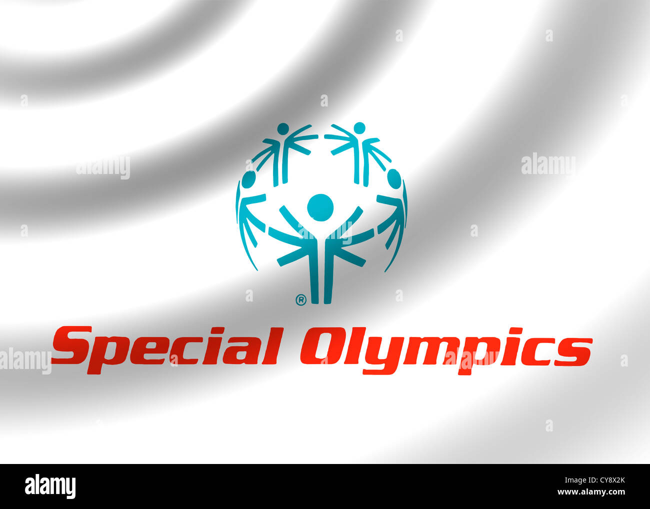 Special Olympics games logo symbol flag Stock Photo