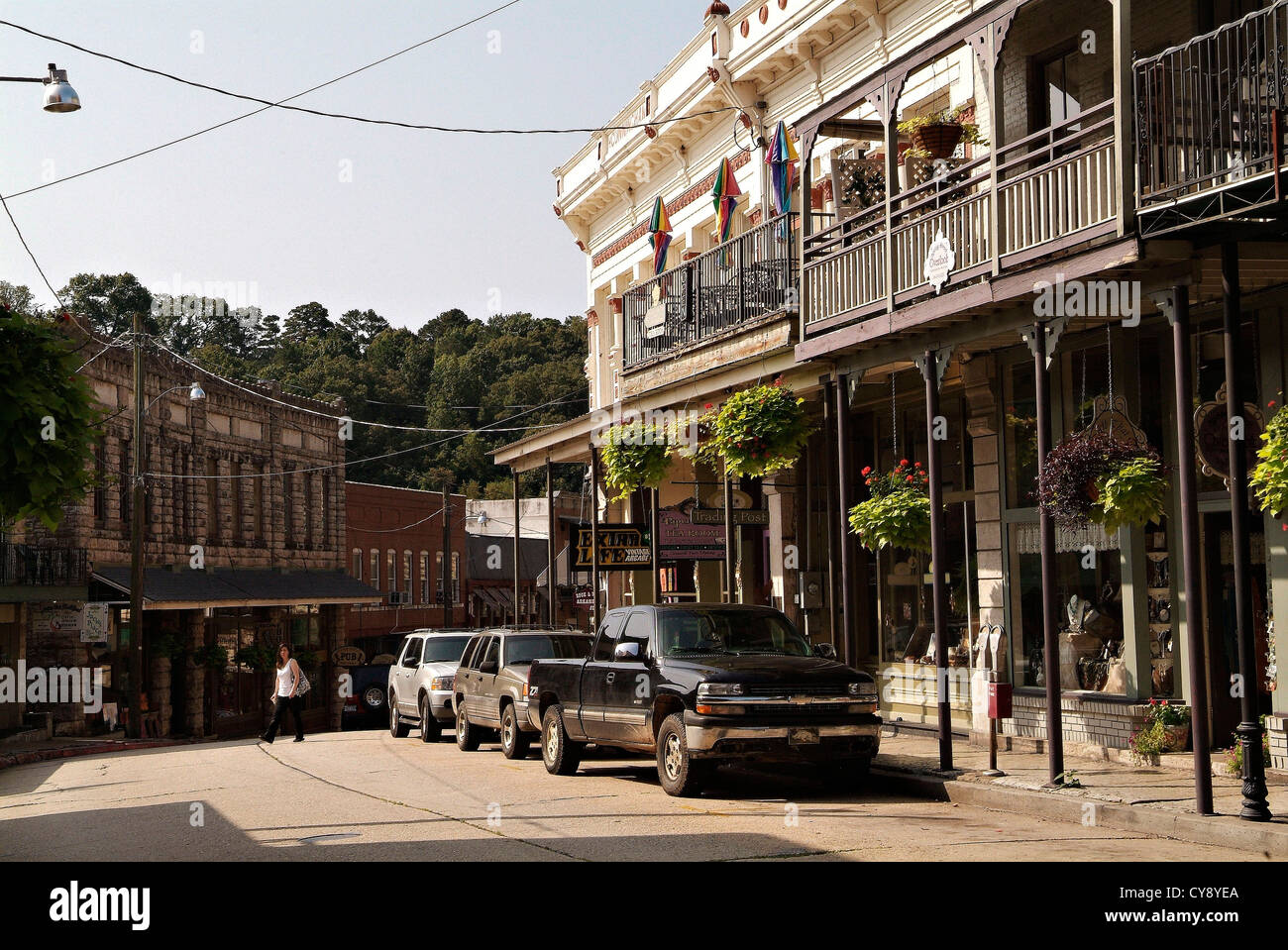 Eureka Springs Arkansas USA Historic Victorian spa resort town and