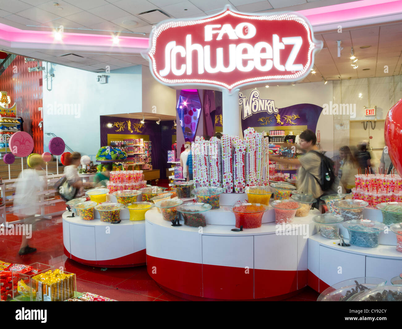 FAO Schwarz Flagship Toy Store Interior, NYC Stock Photo