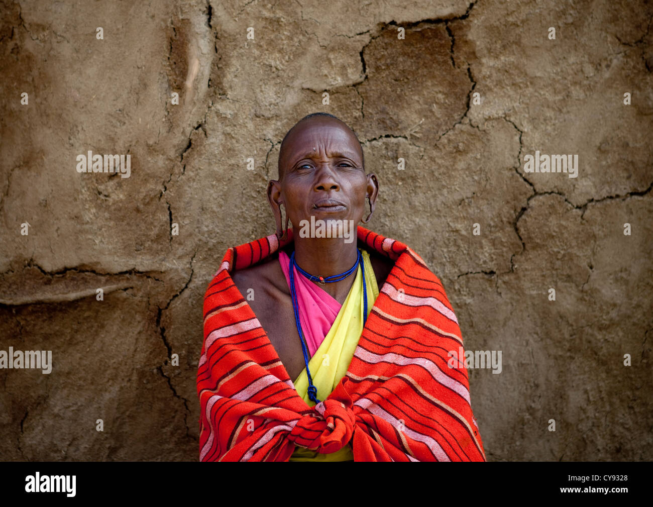 Maasai In Kenya Stock Photo