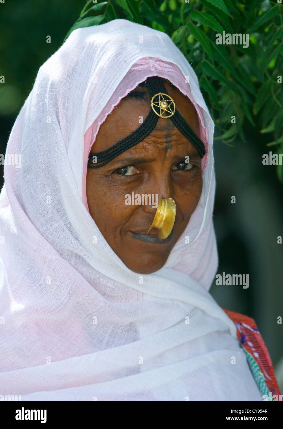 Tigre Tribe Woman During Festival Of Mariam Dearit, Keren, Eritrea Stock  Photo - Alamy