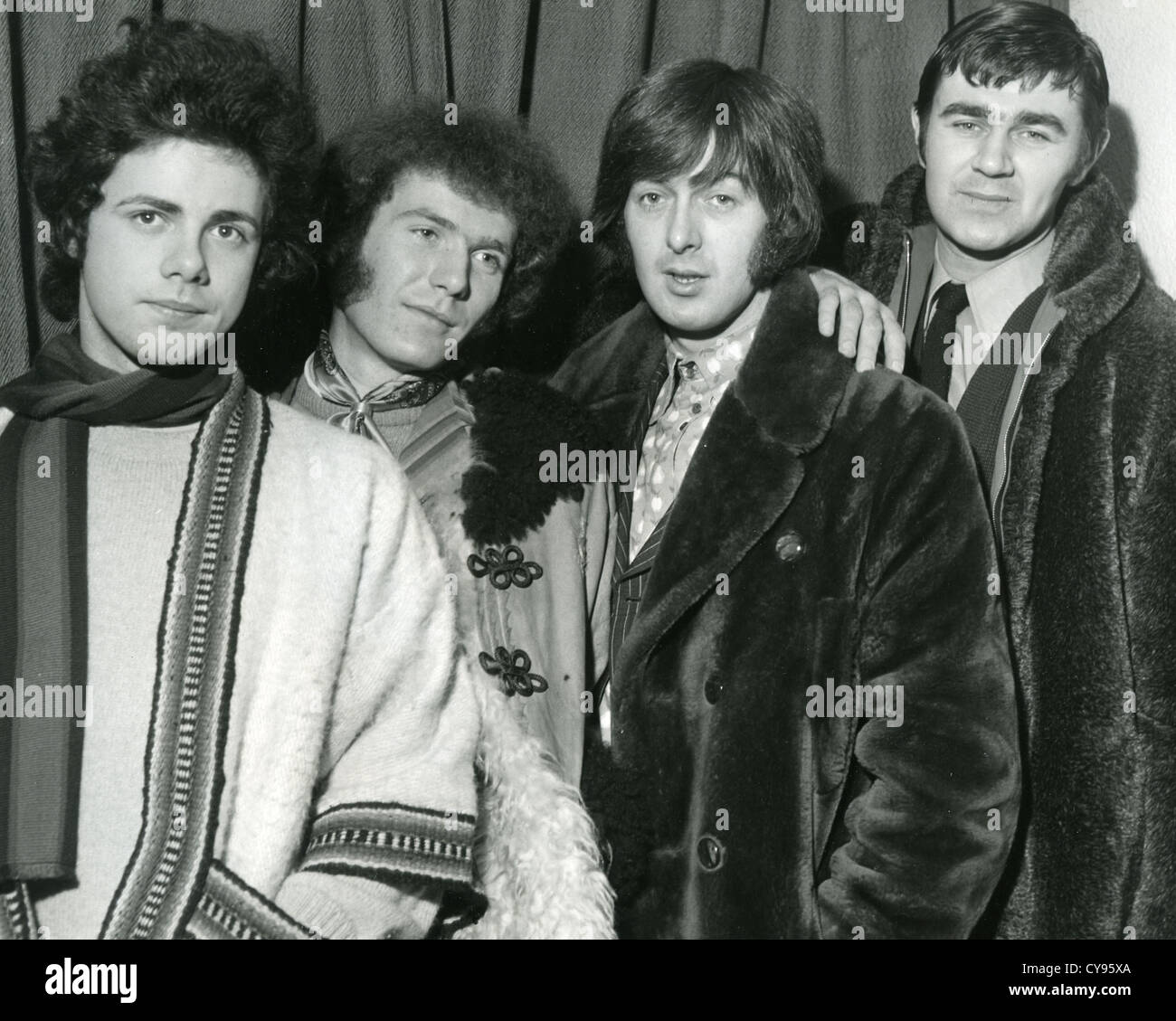 SPENCER DAVIS GROUP UK pop group in December 1967. See Description below for names. Photo Tony Gale. Stock Photo